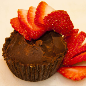 creamy dark cacao and almond crust = sleep nutrition