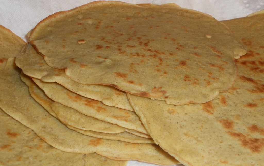 grain free gluten free tortilla with garbanzo bean flour