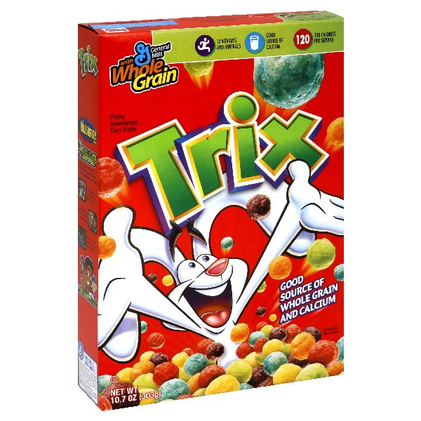 Trix cereal sugar content