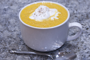 try an energy blast of carrot apple ginger soup