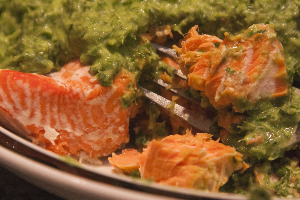 salmon chimichurri