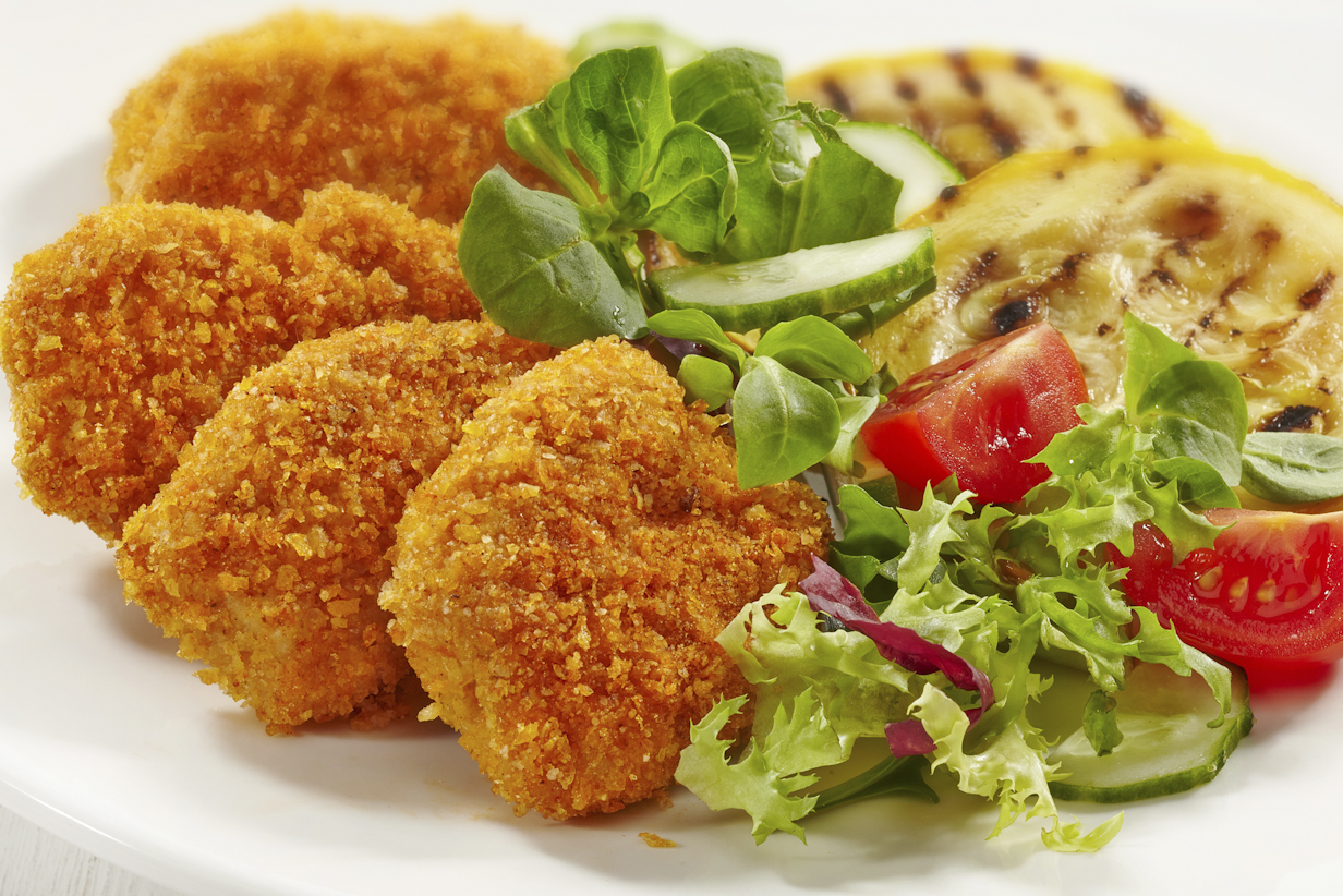 chicken nuggets with almond flour