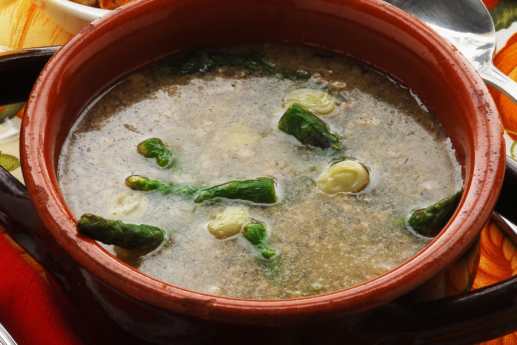 Chicken broth asparagus soup