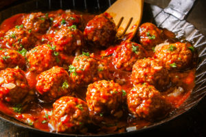 Spicy Sriracha Meatballs