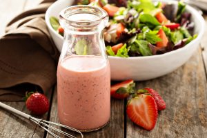 Strawberry Poppy Seed Vinaigrette Salad Dressing