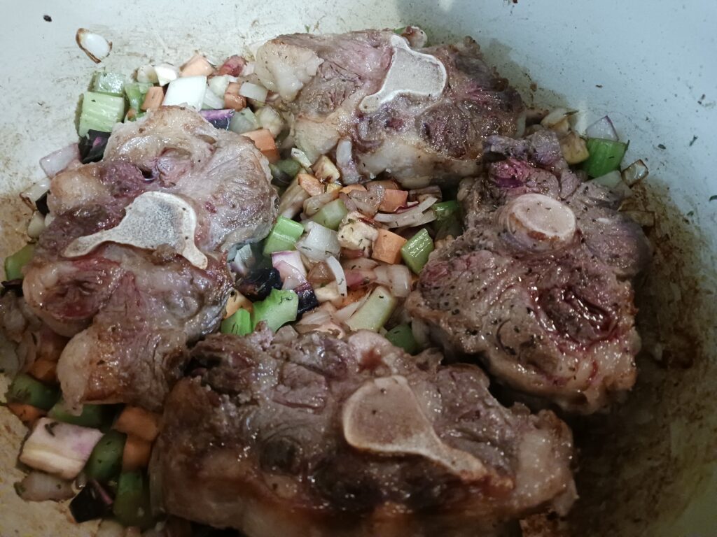 picture of Osso Bucco step before baking